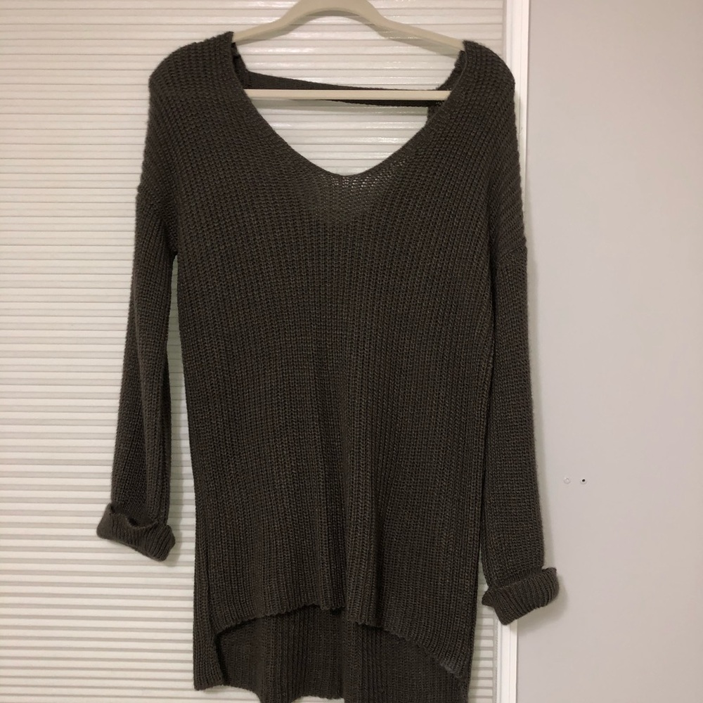 Long sleeved, oversized sweater